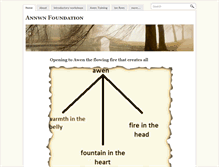 Tablet Screenshot of annwnfoundation.com